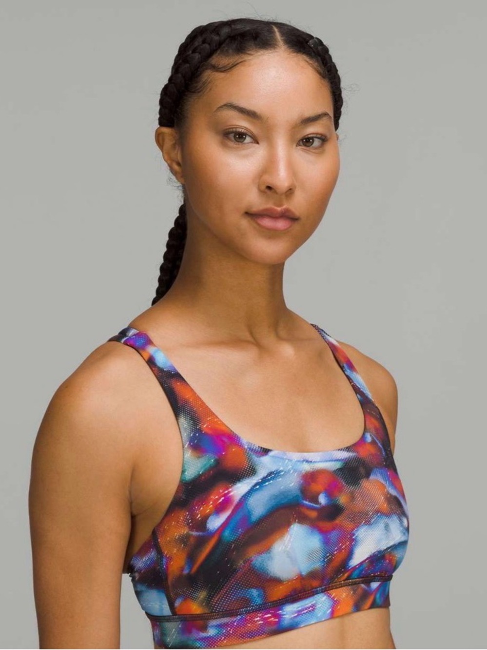 Lululemon Energy Bra *Medium Support, B–D Cups - size 8 color -Hyper Drift Multi